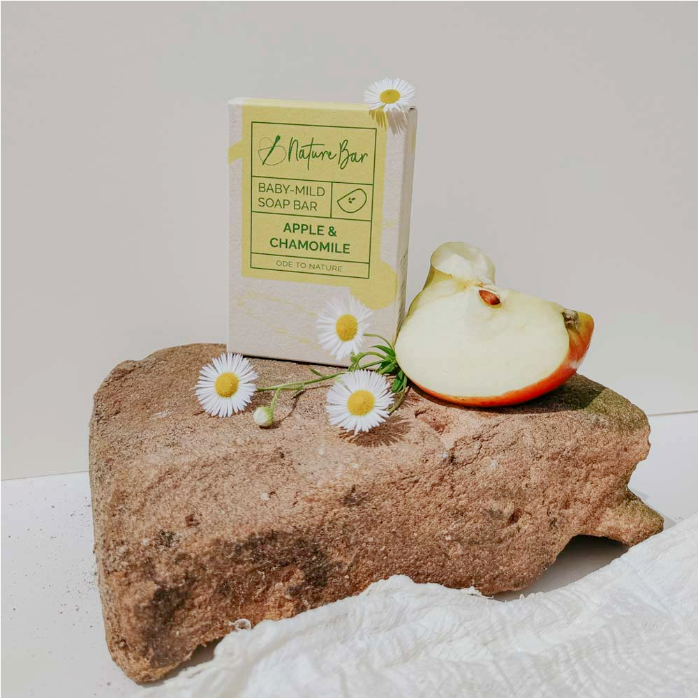 Nature Bar Appel en Kamille Baby Zeep