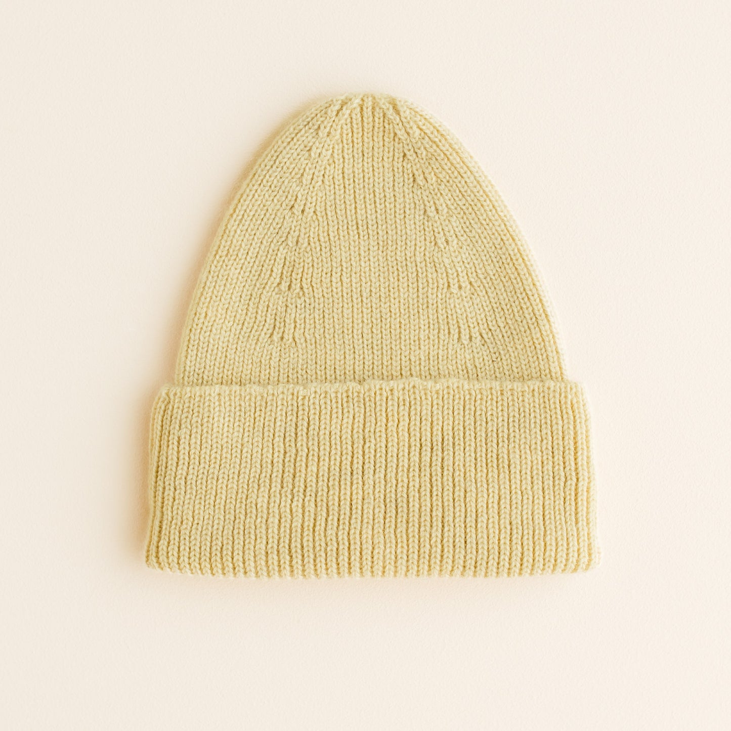 Hvid Beanie Fonzie Kids Light Yellow