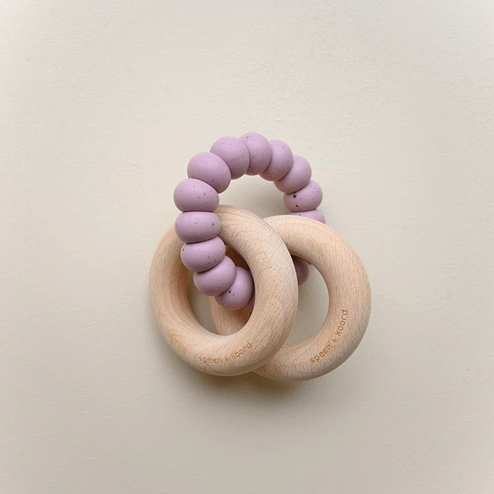 Speen en Koord Bijtring Robin Beukenhout Mauve Shadows