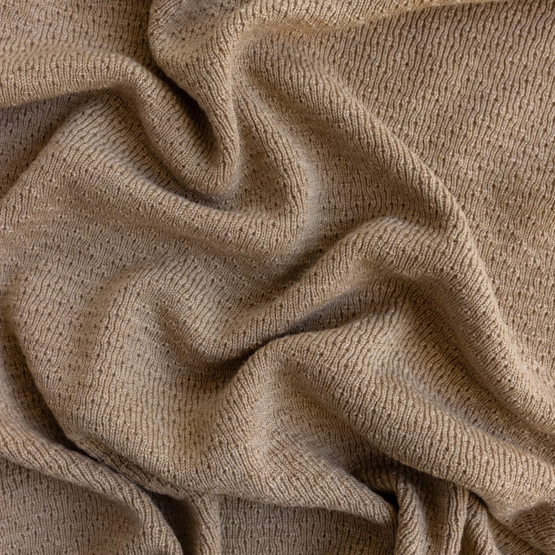 Hvid Deken Dora Sand 70x95cm