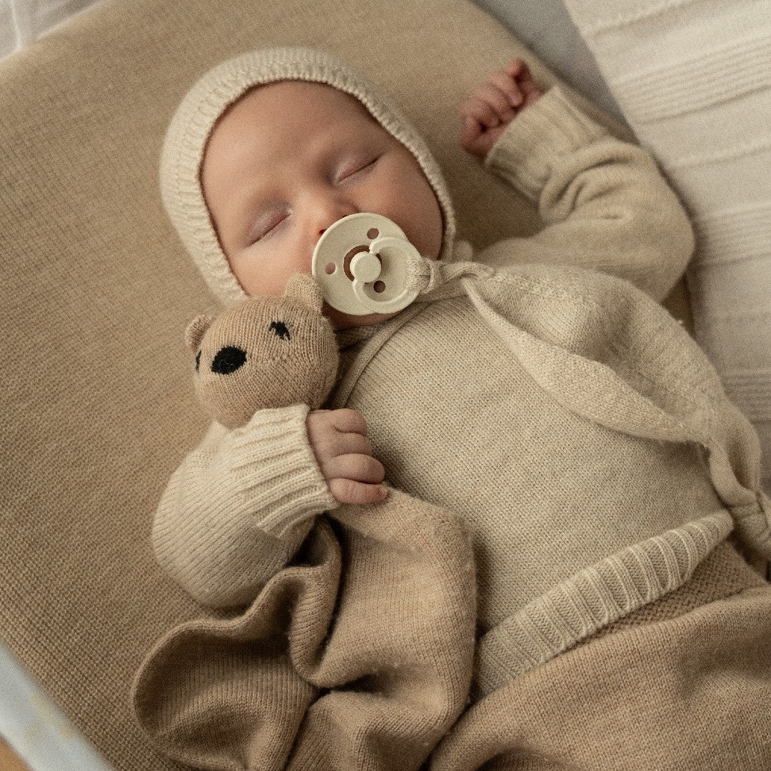 Hvid Teddy Tokki Sand