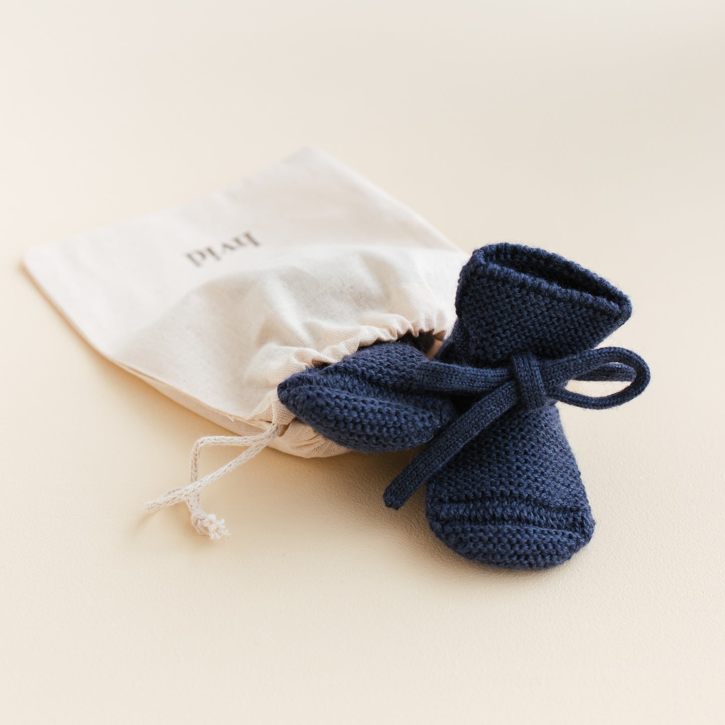 Hvid Baby Slofjes Blue