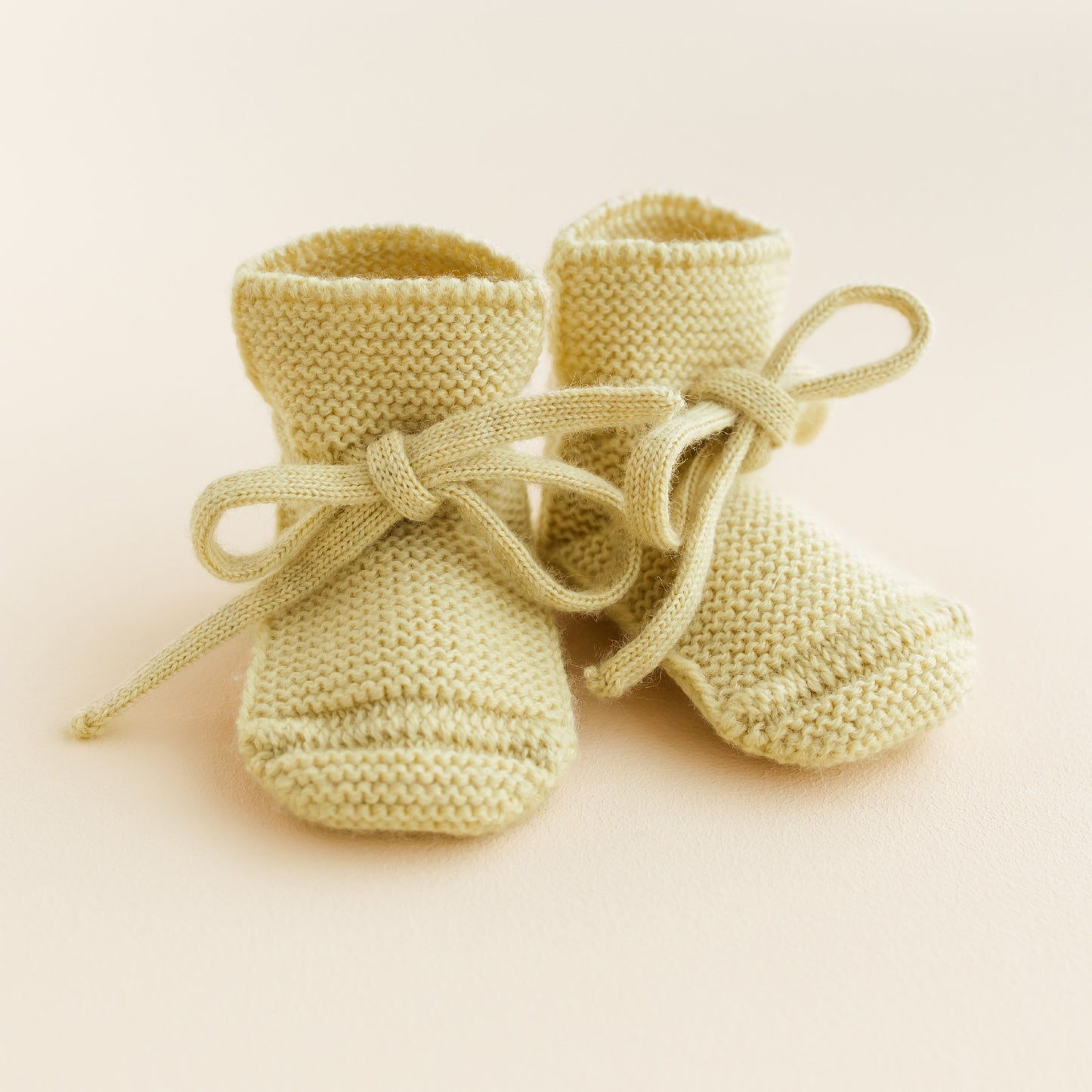 Hvid Baby Slofjes Light Yellow