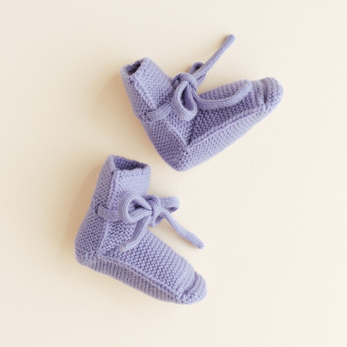 Hvid Baby Slofjes Lilac