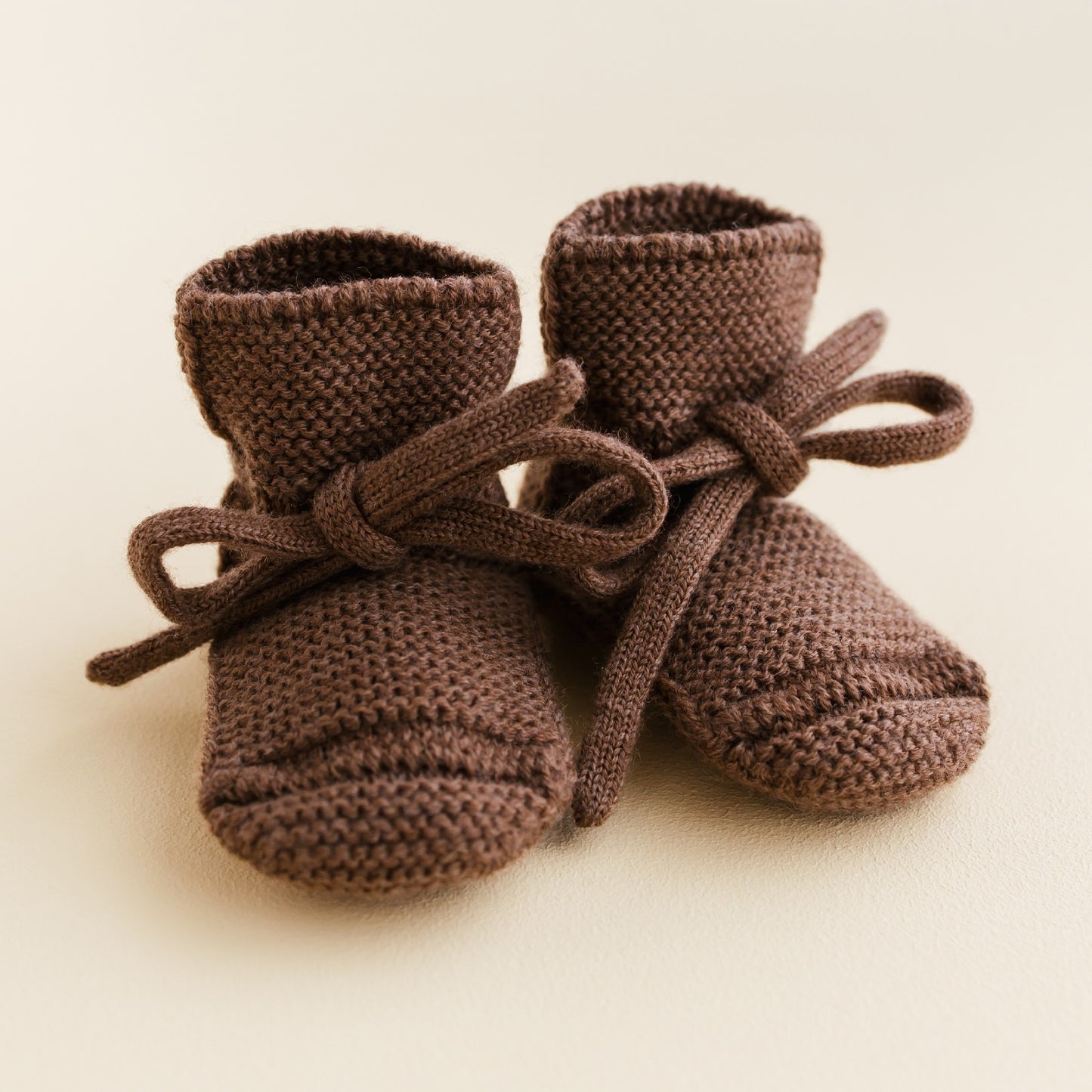Hvid Baby Slofjes Mocha