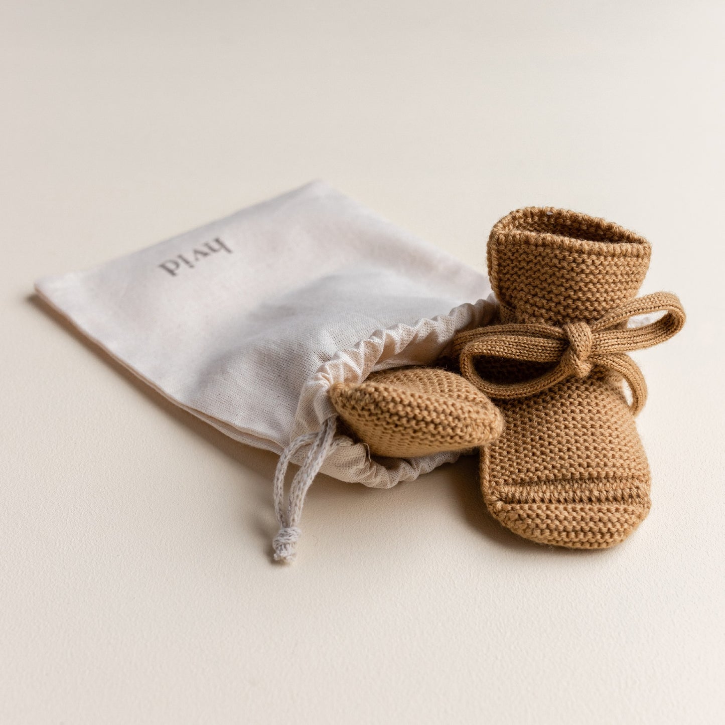 Hvid Baby Slofjes Ochre