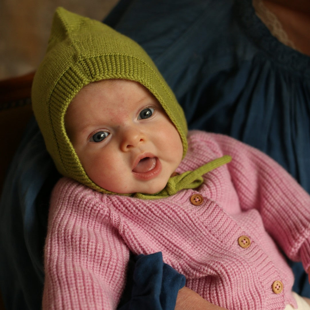 Hvid Cardigan Inga Cotton Candy