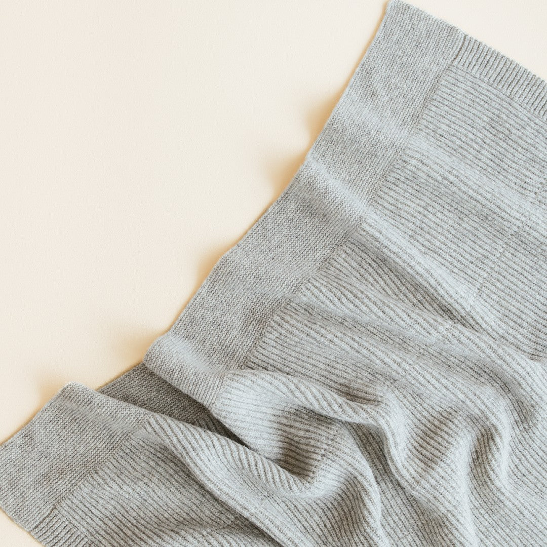 Hvid Deken Gaston Soft Grey 100x140cm