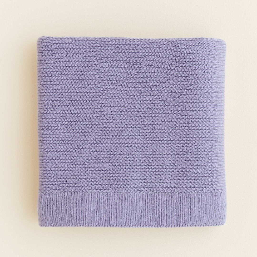 Hvid Deken Gust Lilac