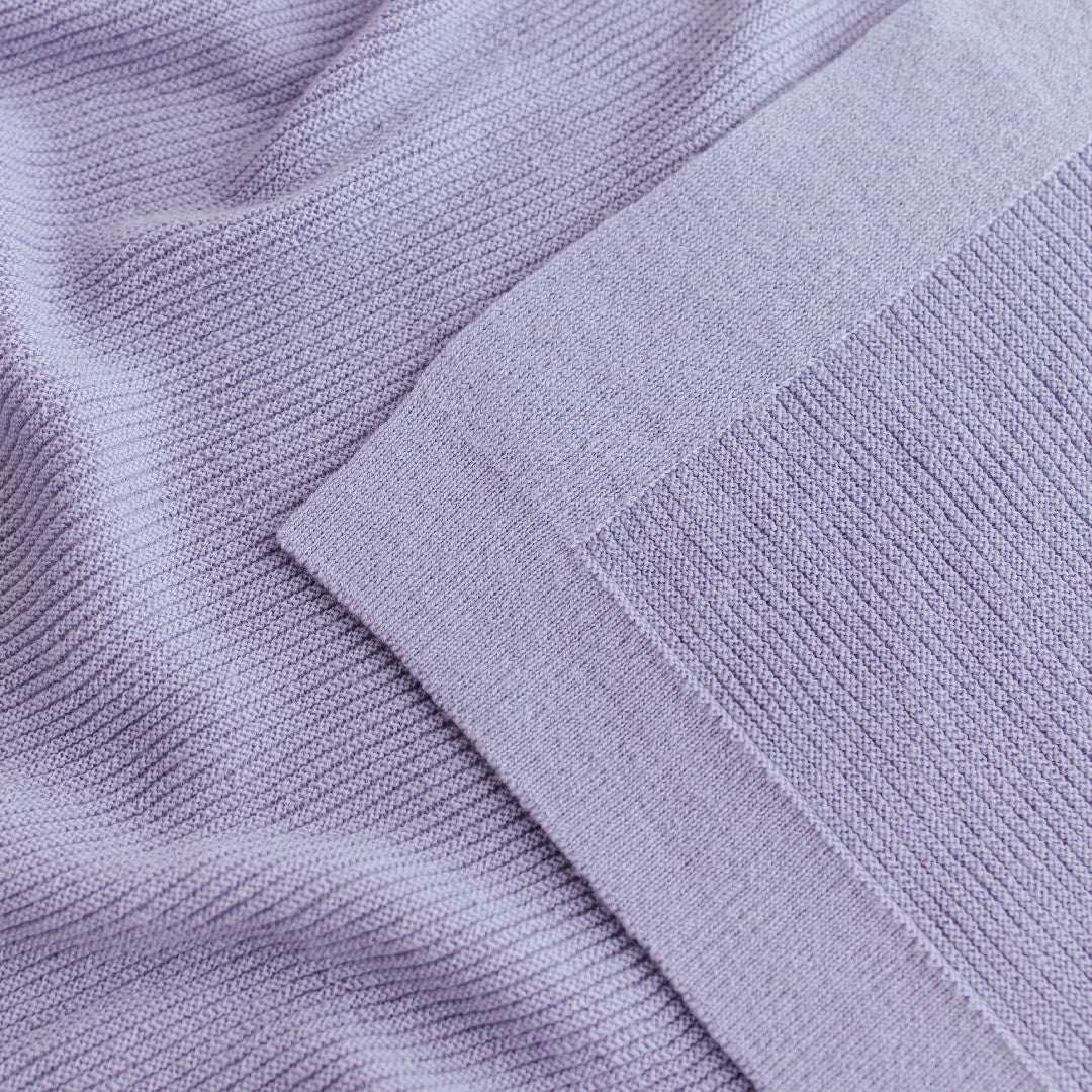 Hvid Deken Gust Lilac