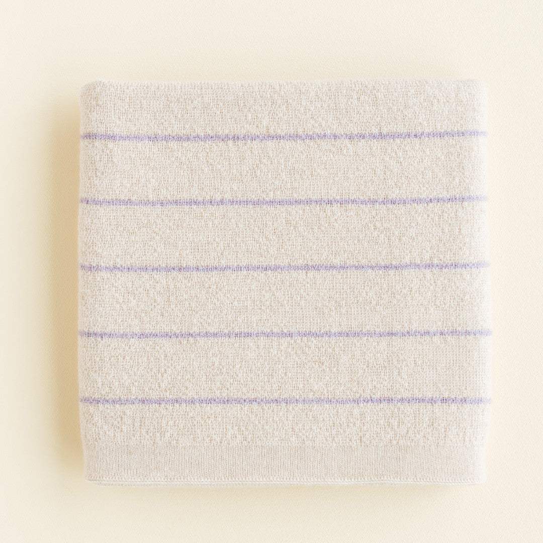 Hvid Deken Harry Cream Lilac 70x95cm