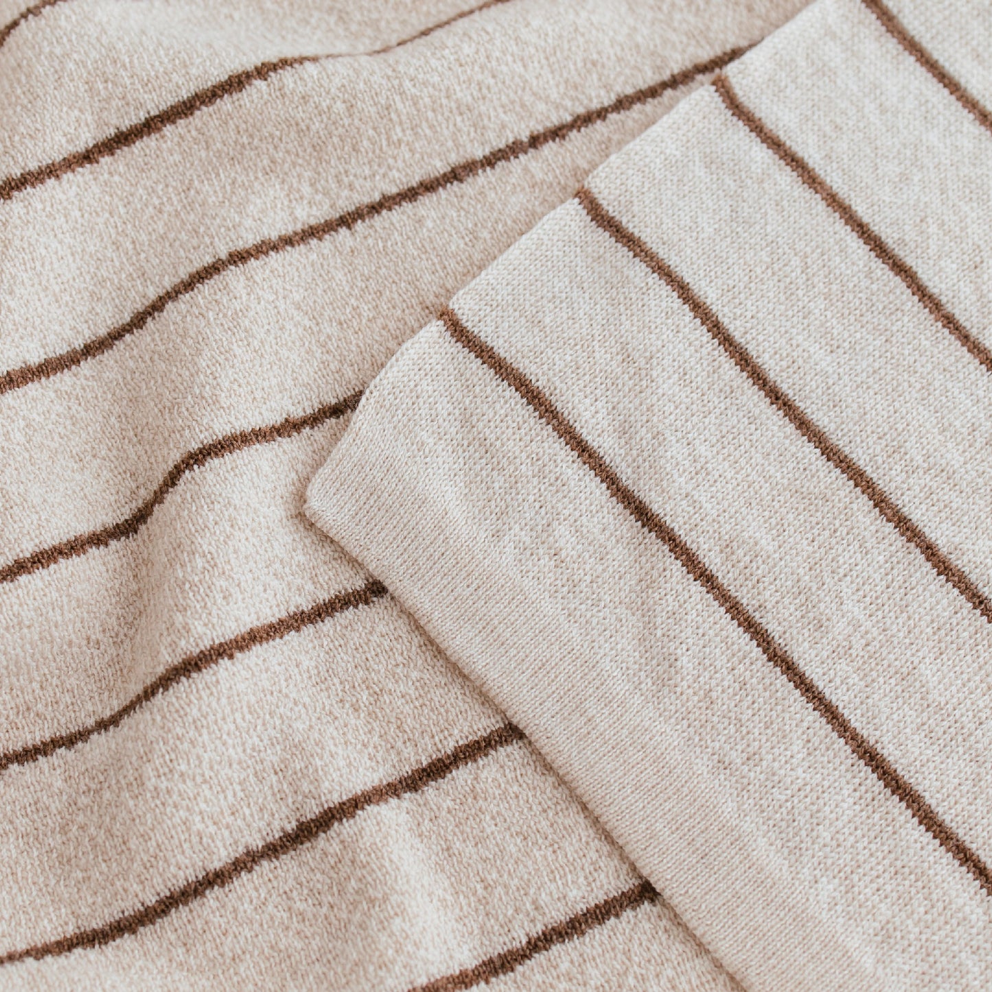 Hvid Deken Harry Cream Mocha 70x95cm