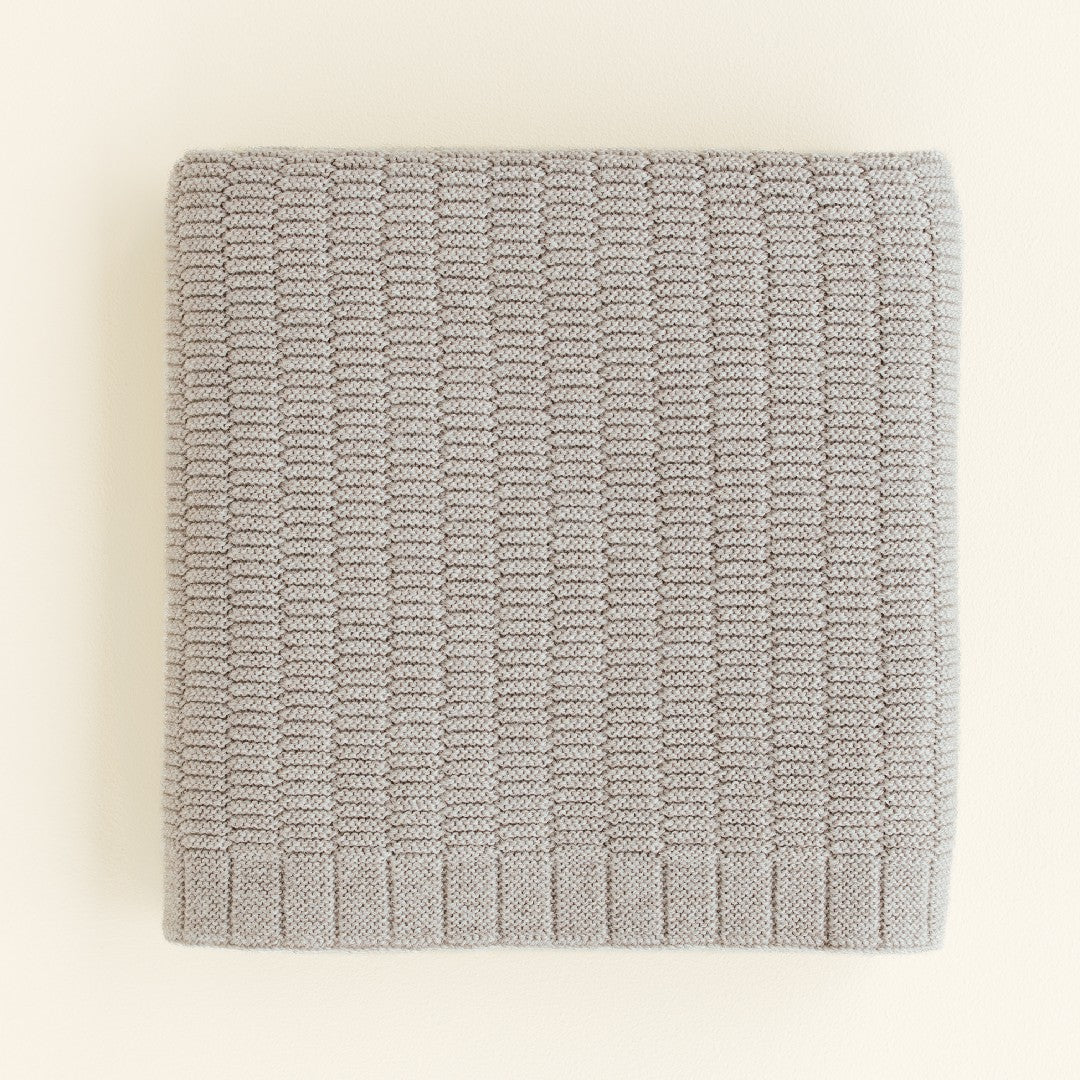 Hvid Deken Ida Pebble 70x95cm