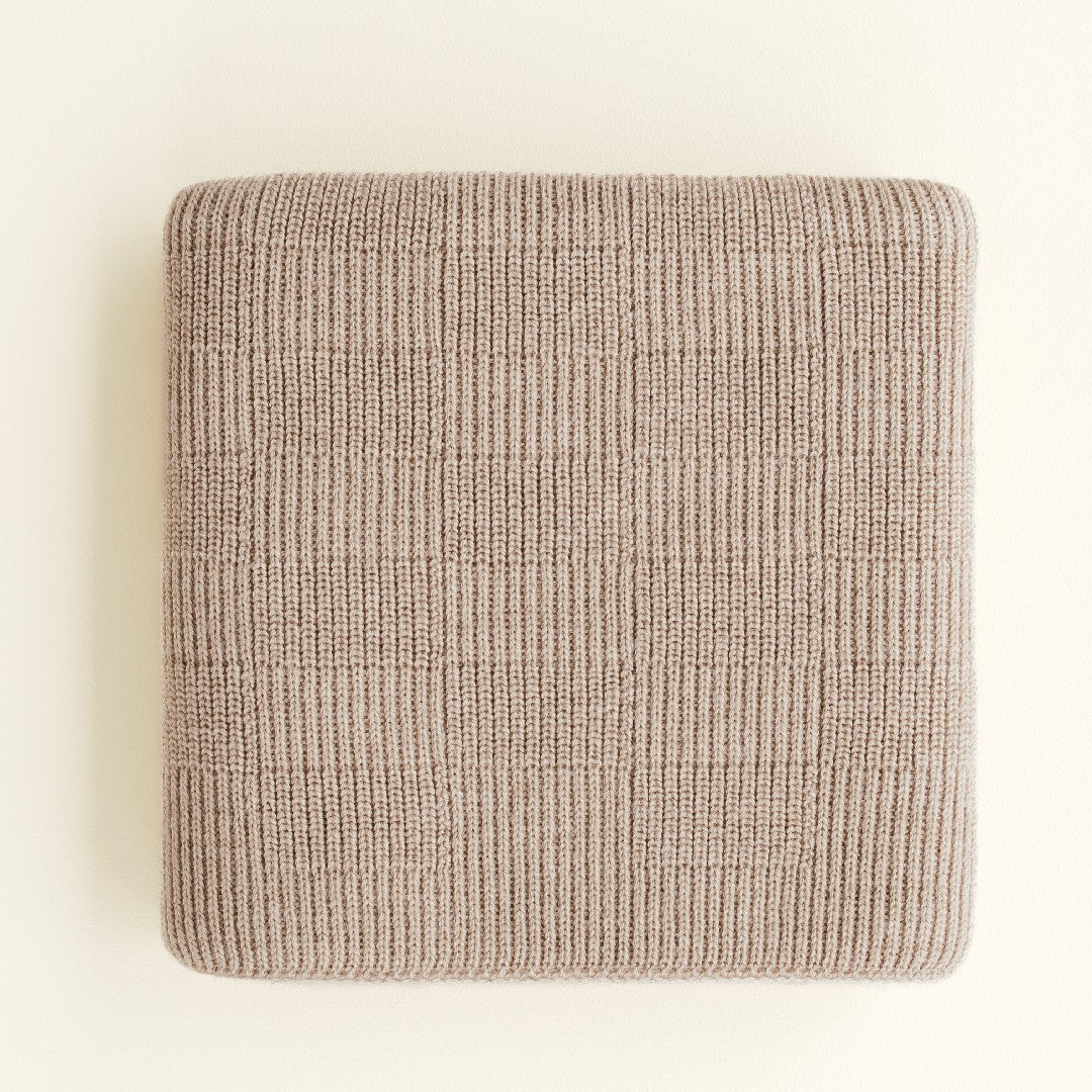 Hvid Deken Ivy Sand 70x95cm