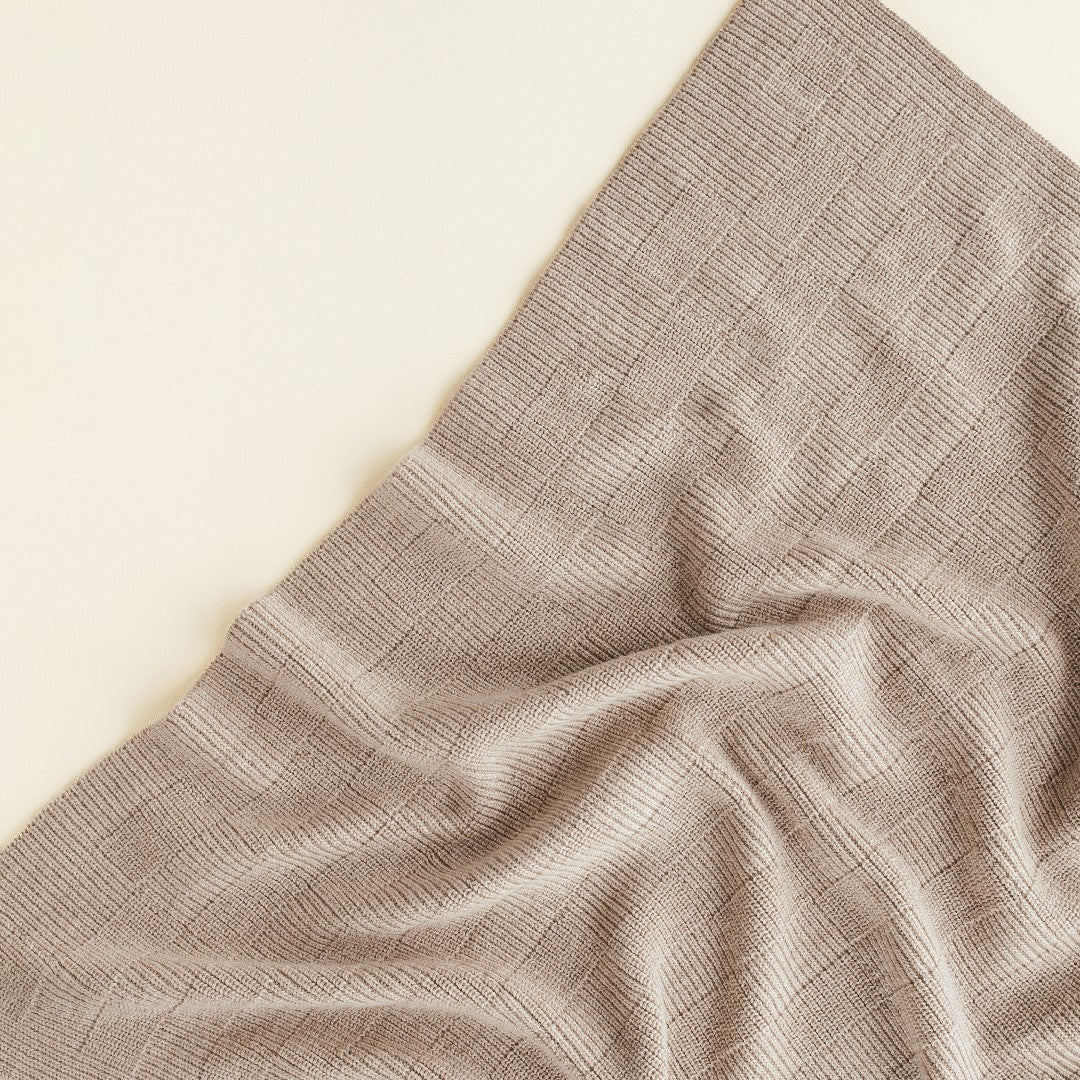 Hvid Deken Ivy Sand 70x95cm