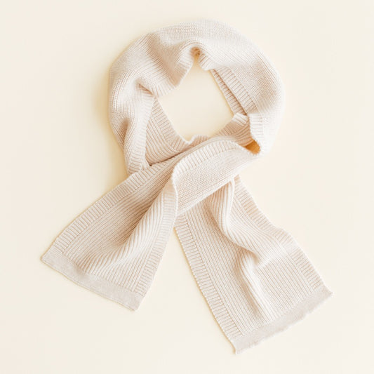 Hvid Sjaal Gustave Cream