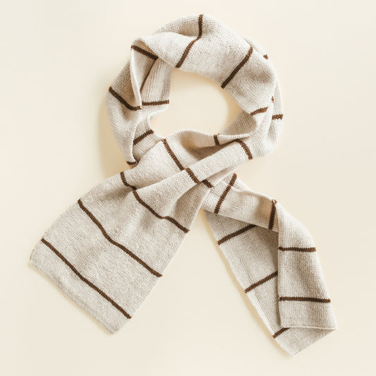 Hvid Sjaal Igor Cream Mocha