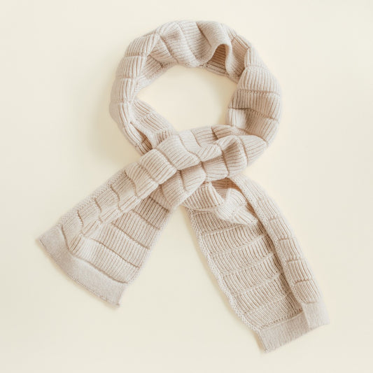 Hvid Sjaal Jacobino Cream