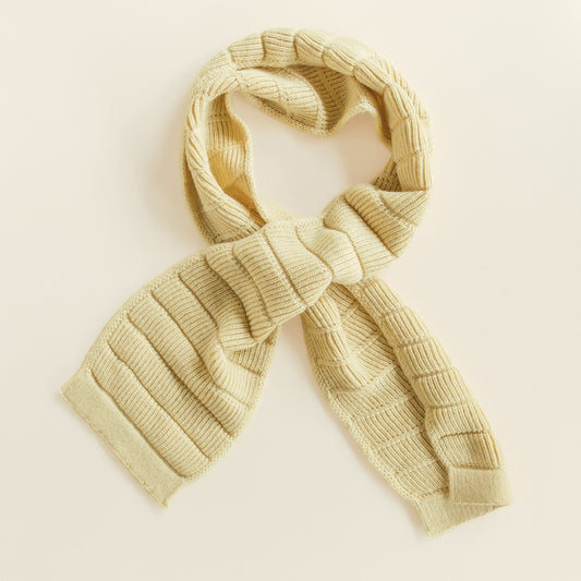 Hvid Sjaal Jacobino Light Yellow