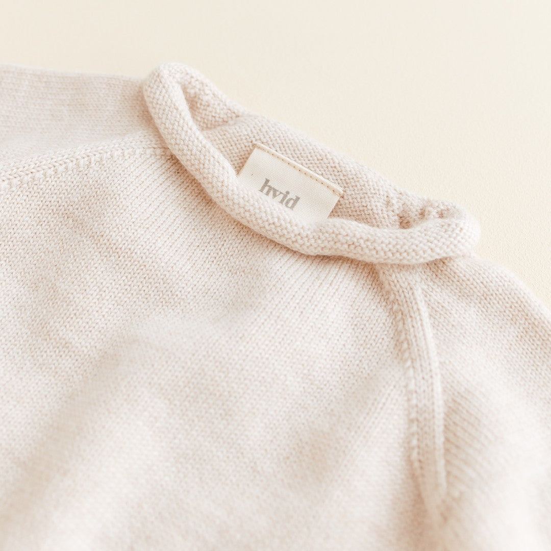 Hvid Sweater Georgette Cream