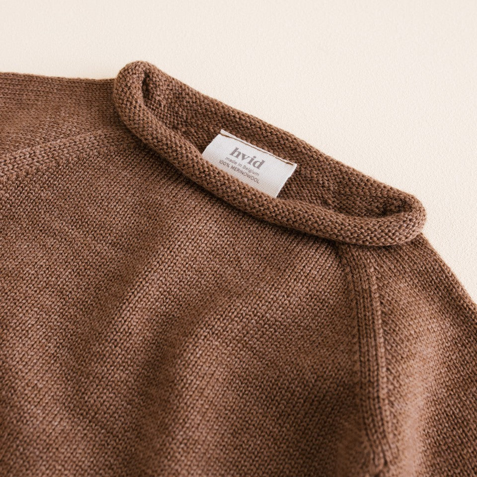Hvid Sweater Georgette Mocha