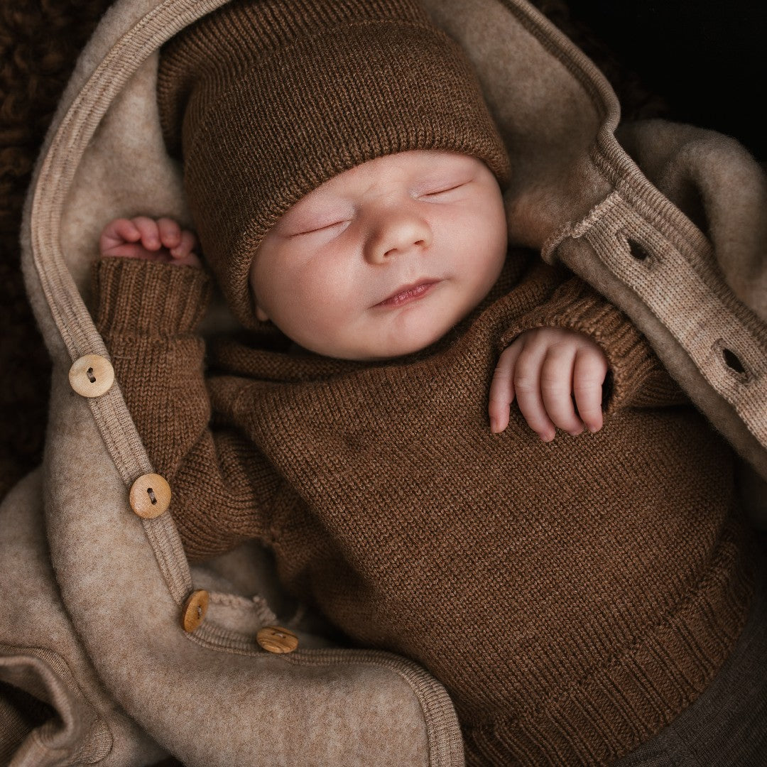 Hvid Sweater Georgette Mocha