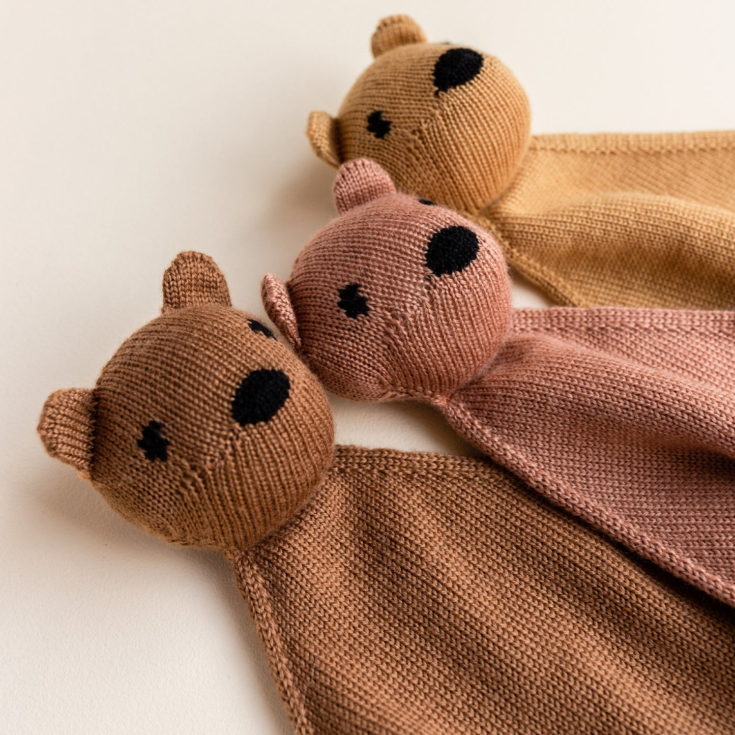 Hvid Teddy Tokki Ochre Terracotta Chocolate
