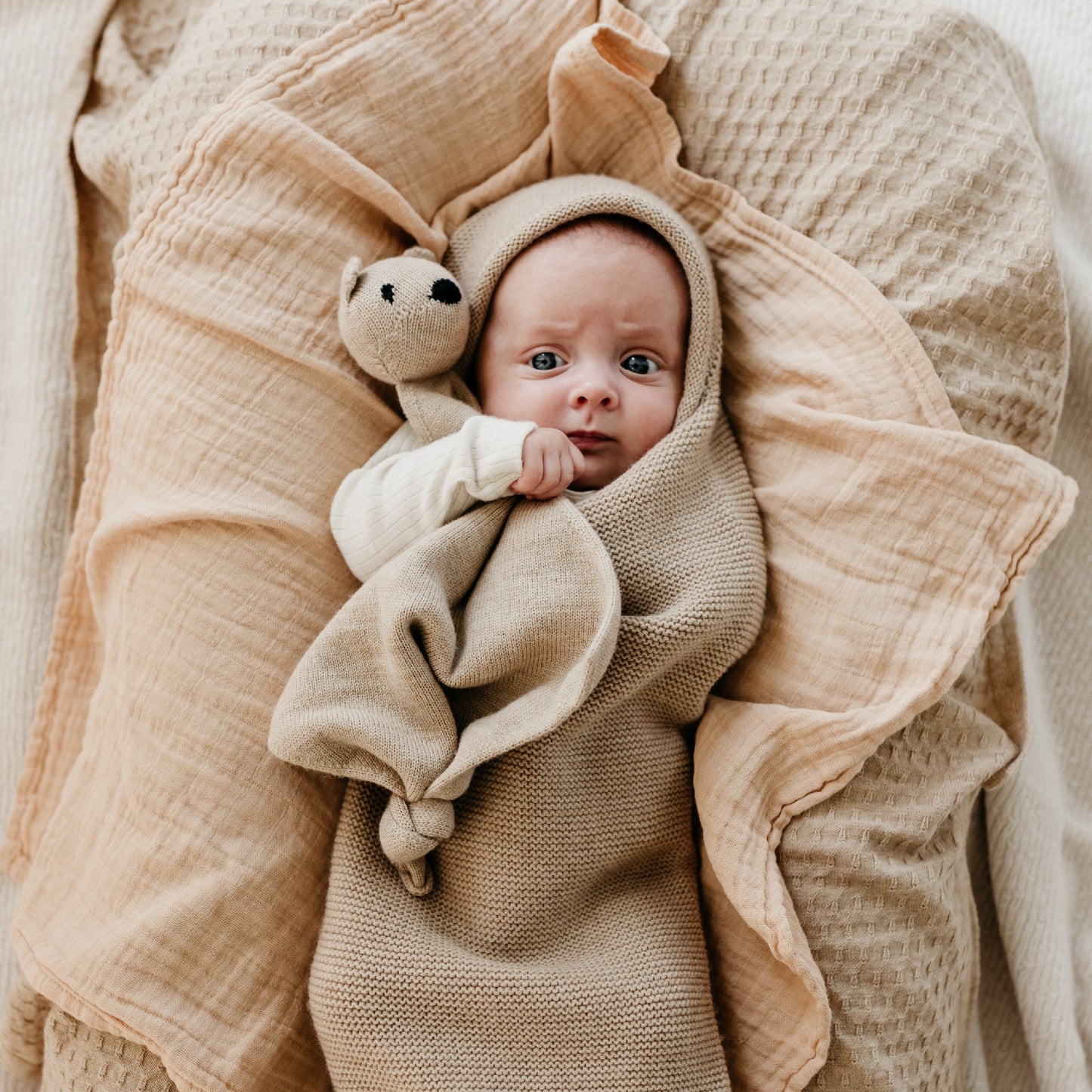 Hvid Teddy Tokki Sand