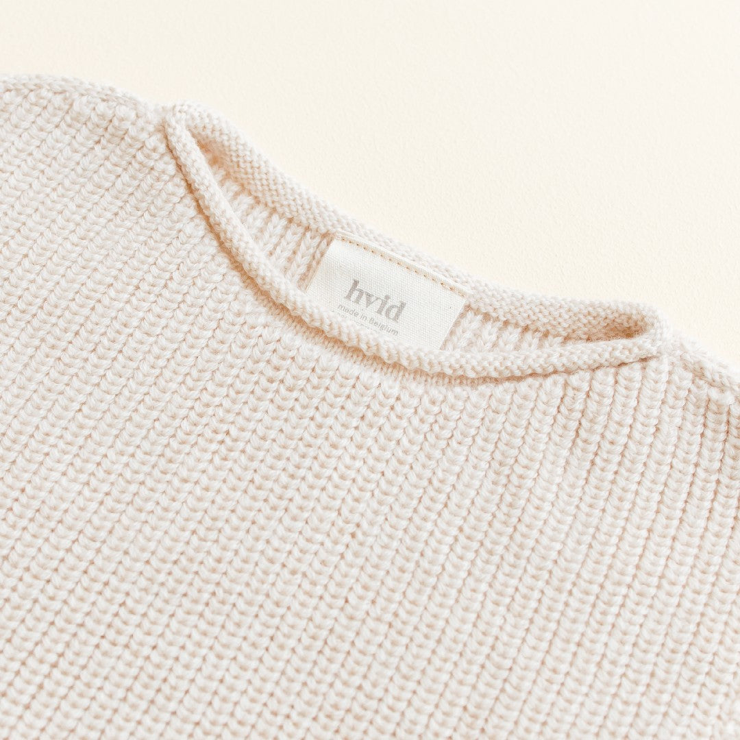 Hvid Vest Harvey Cream