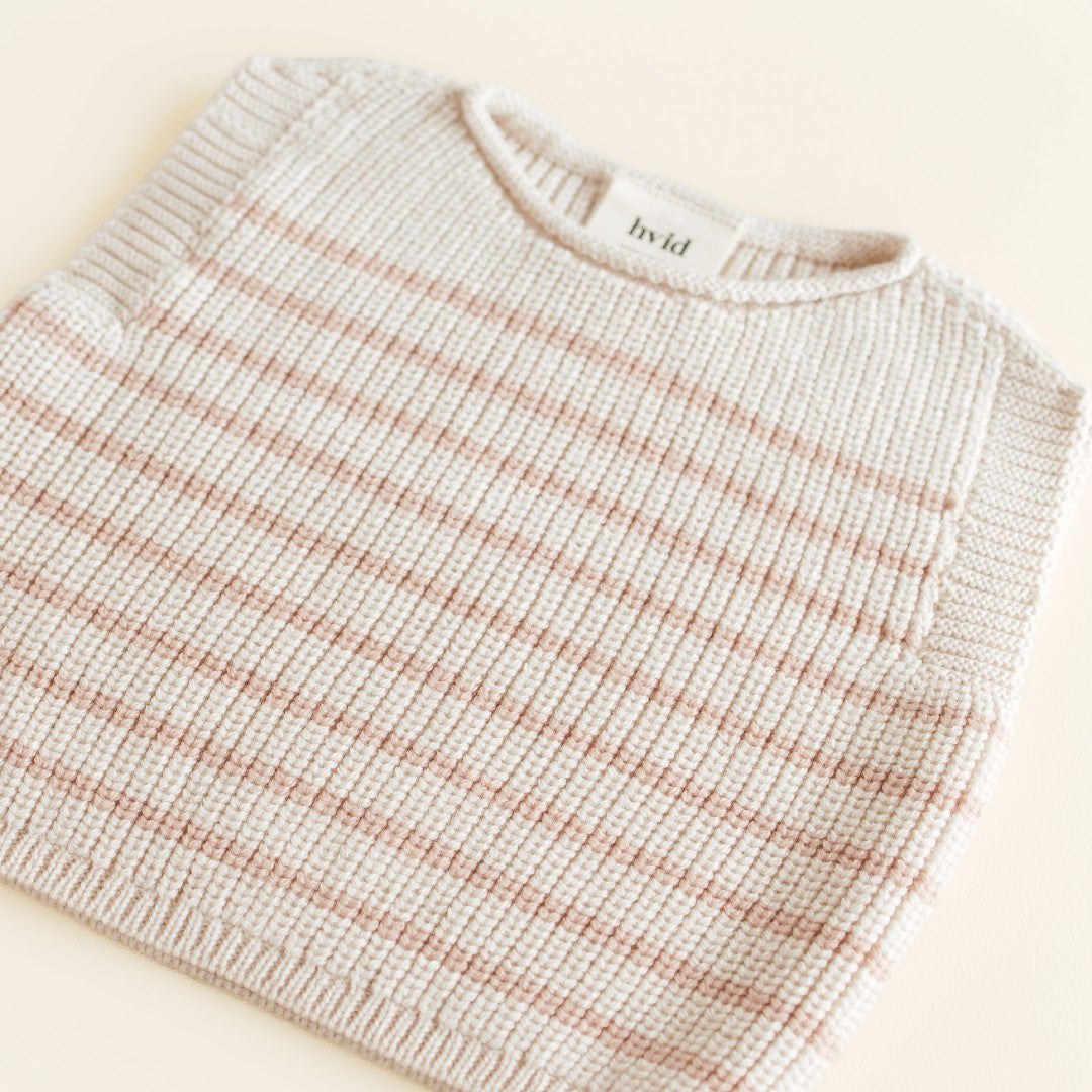 Hvid Vest Harvey Cream Apricot