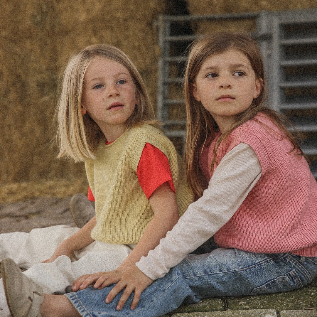 Hvid Vest Harvey Bubblegum Kids