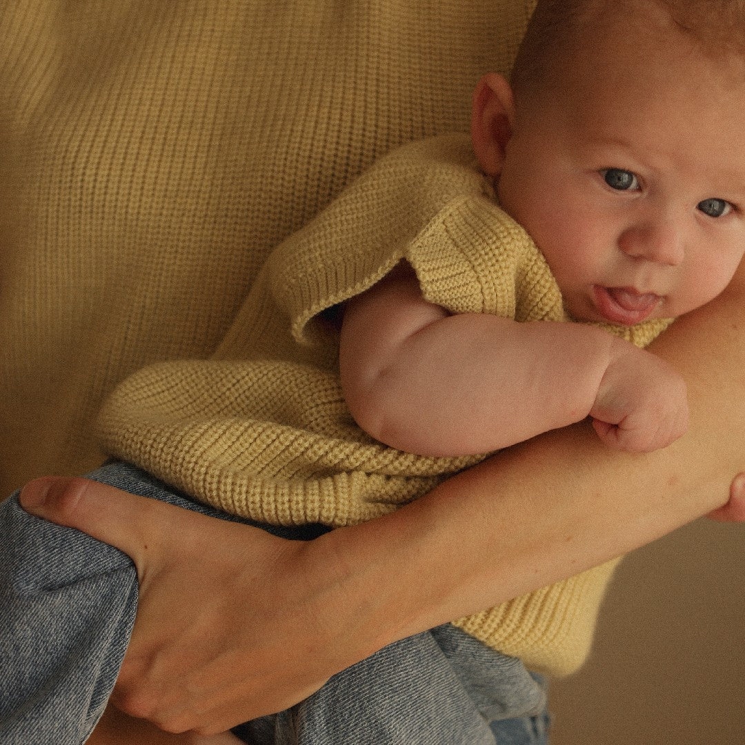 Hvid Vest Harvey Light Yellow