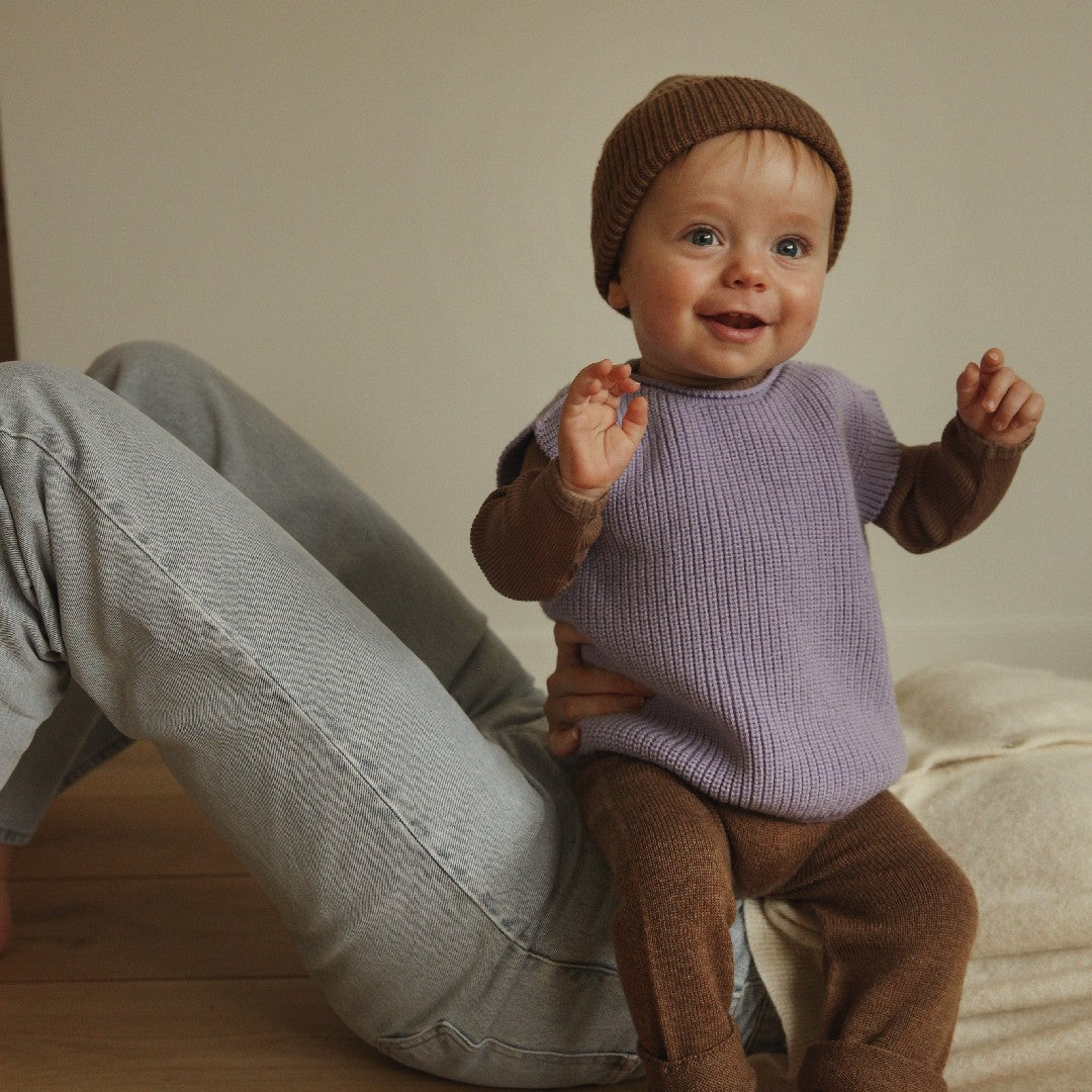 Hvid Vest Harvey Lilac