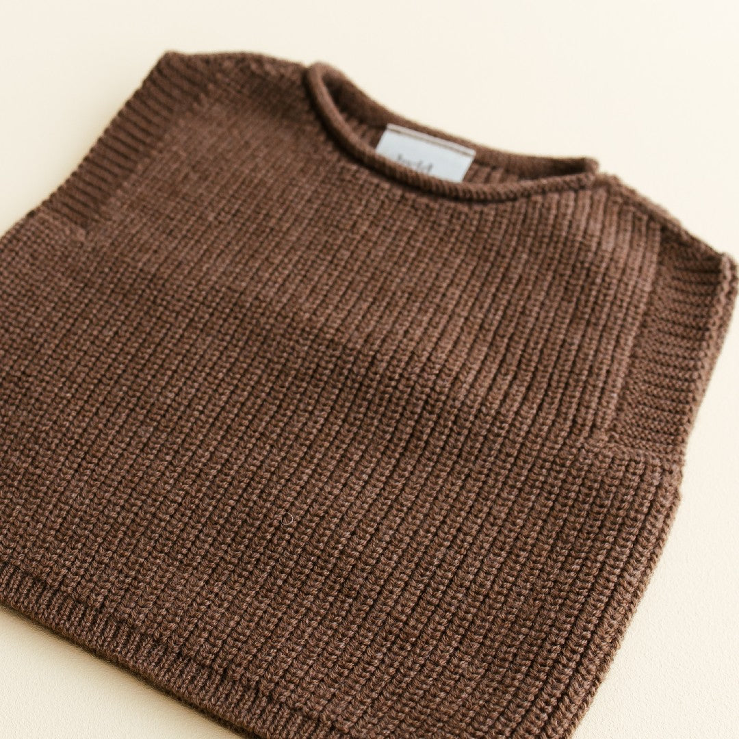 Hvid Vest Harvey Mocha