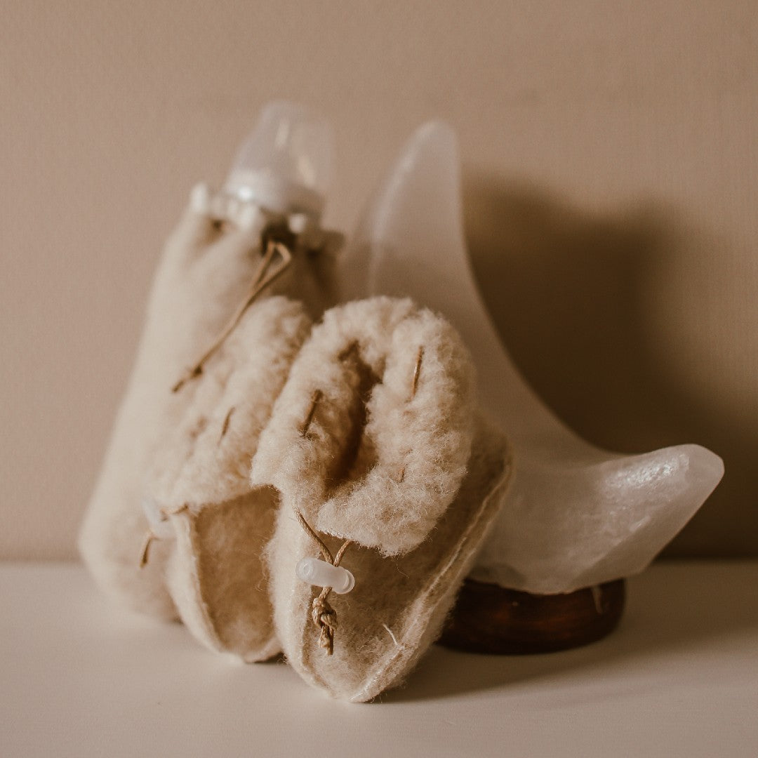 Kico Label Babyslofjes Beige