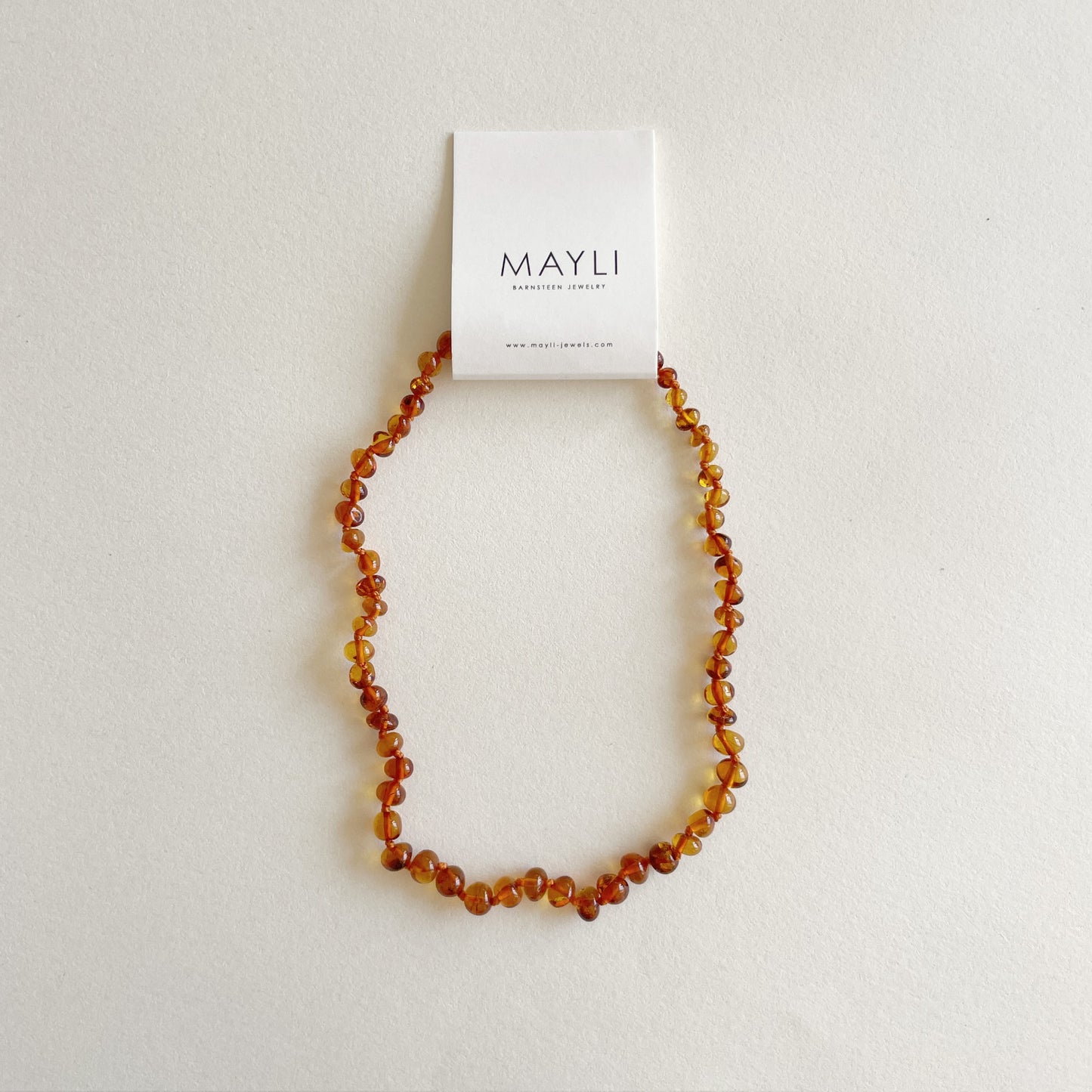 Mayli Barnsteen Peuter Ketting Cognac