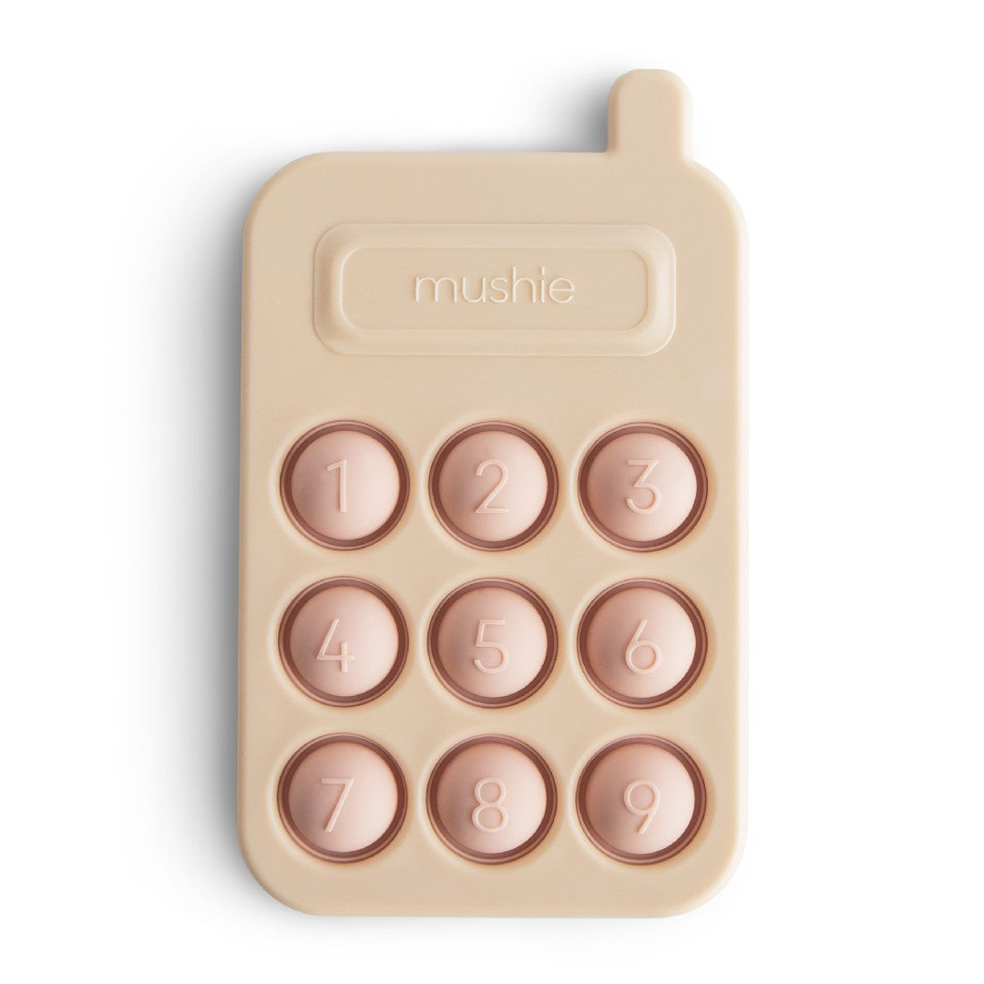 Mushie Telefoon Press Toy Blush