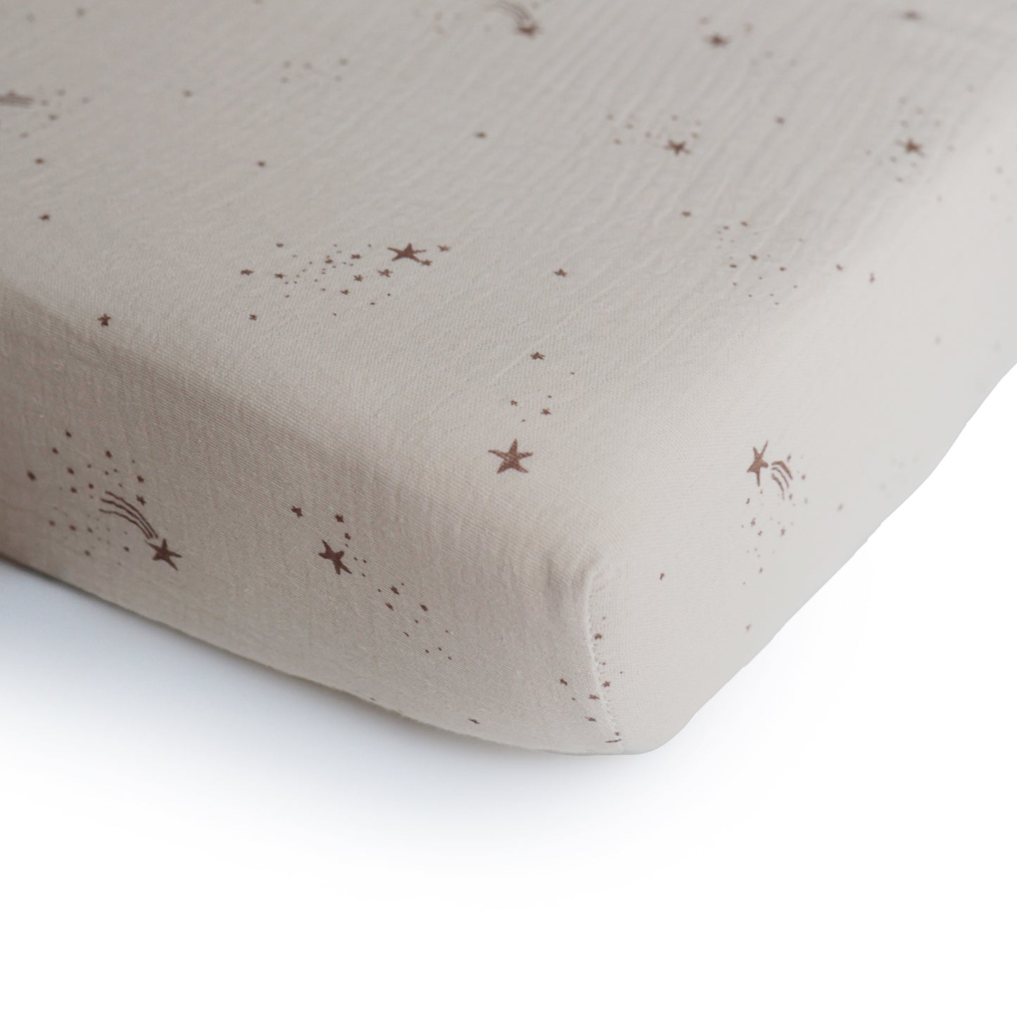 Mushie Ledikant Hoeslaken Falling Star 60x120cm