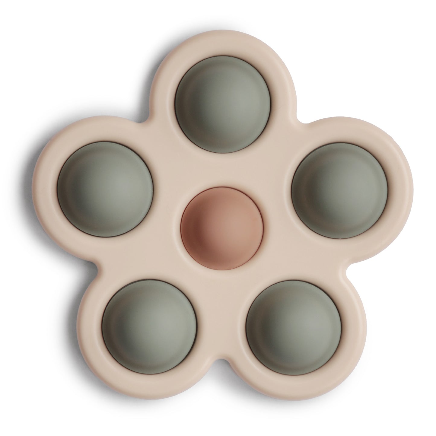 Mushie Flower Press Toy Dried Thyme Sand