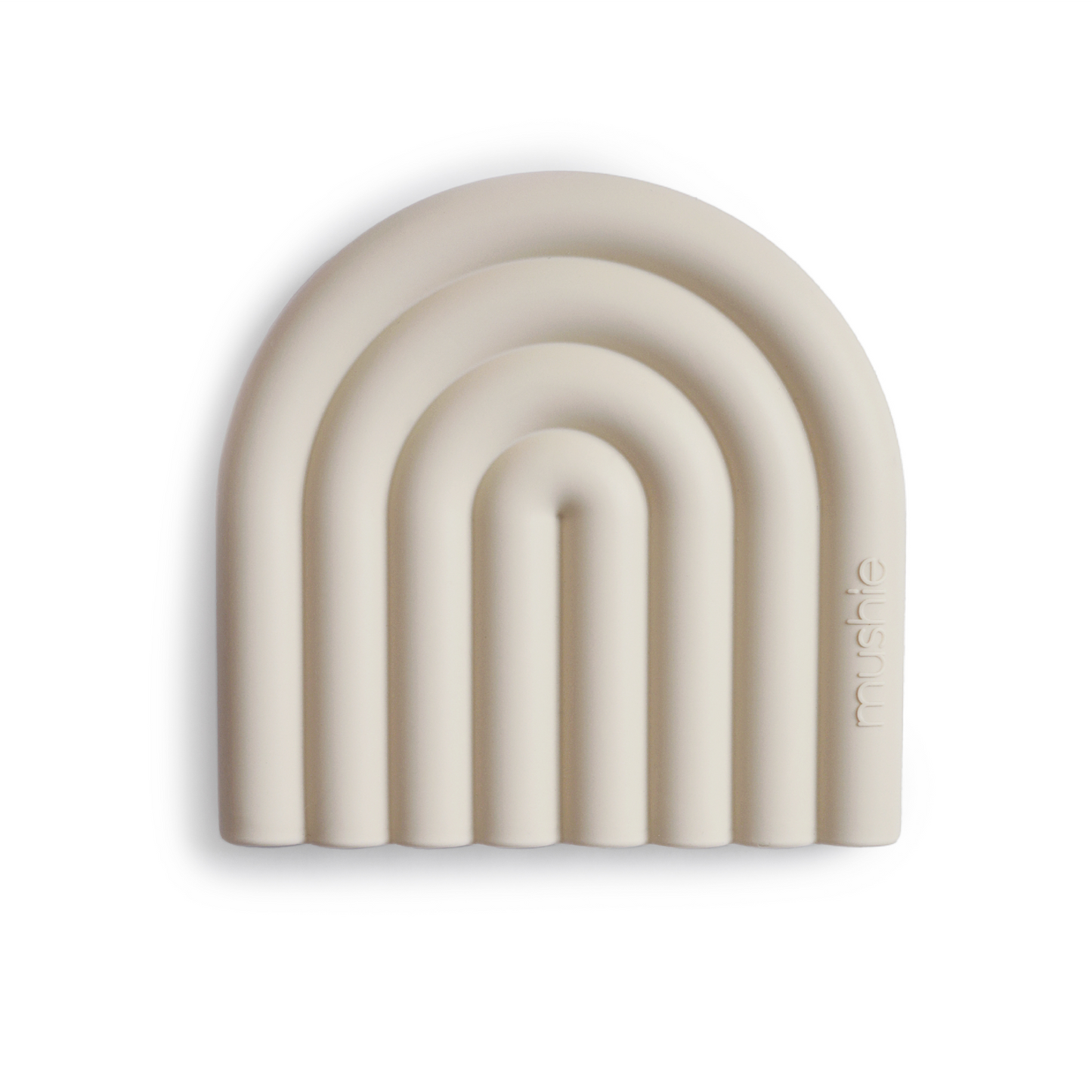 Mushie bijtring Regenboog Sand