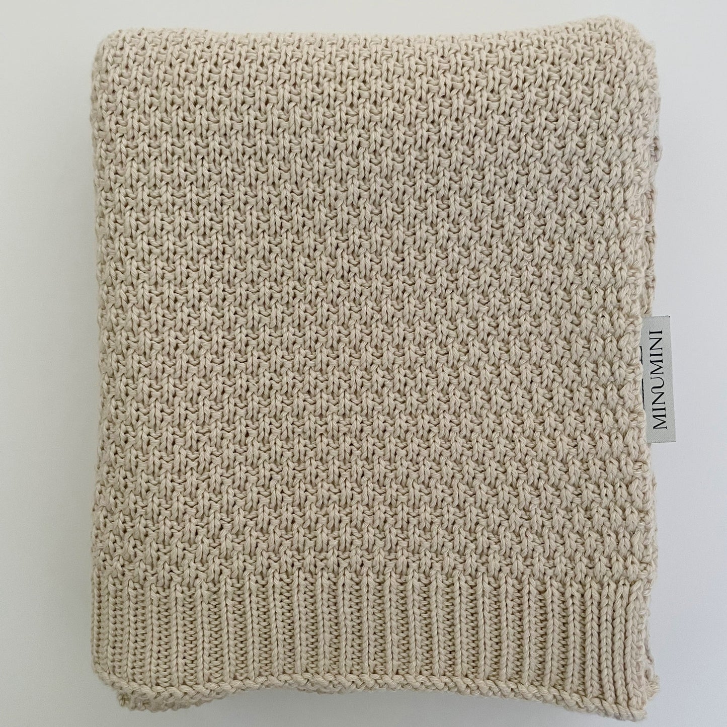 Minumini New Bamboe Deken Creamy Smoke 80x100cm
