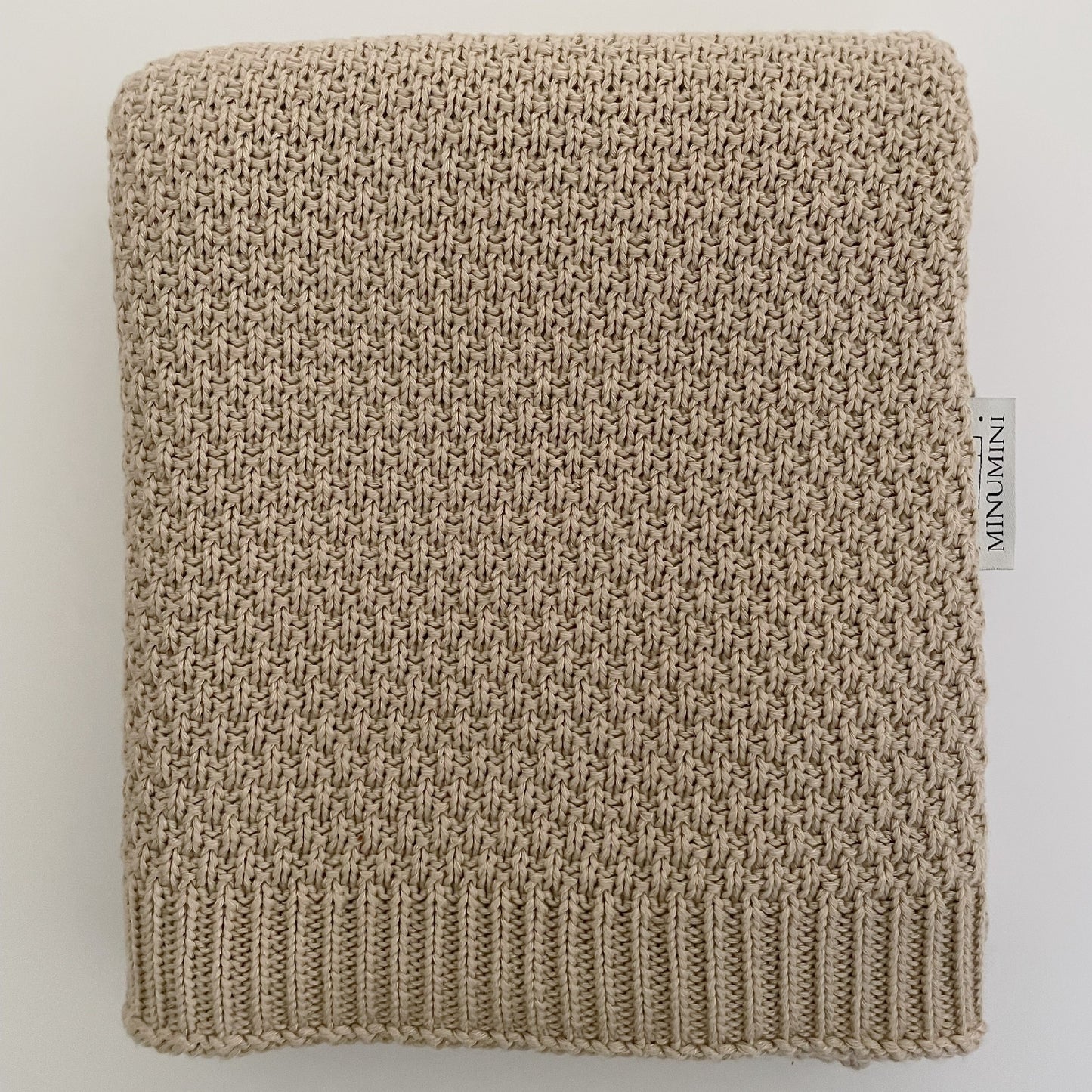 Minumini New Bamboe Deken Deep Beige 80x100cm