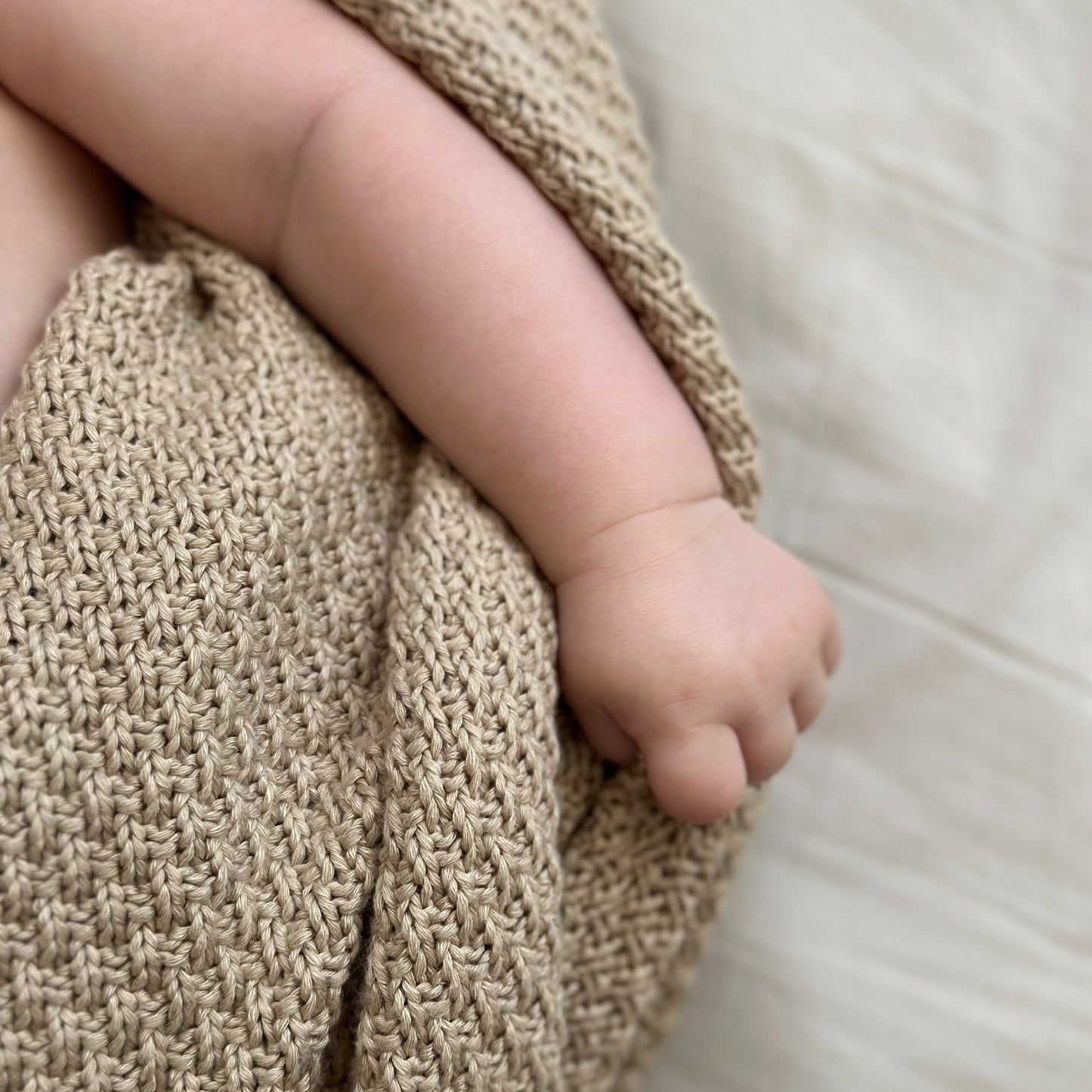 Minumini New Bamboe Deken Deep Beige 80x100cm