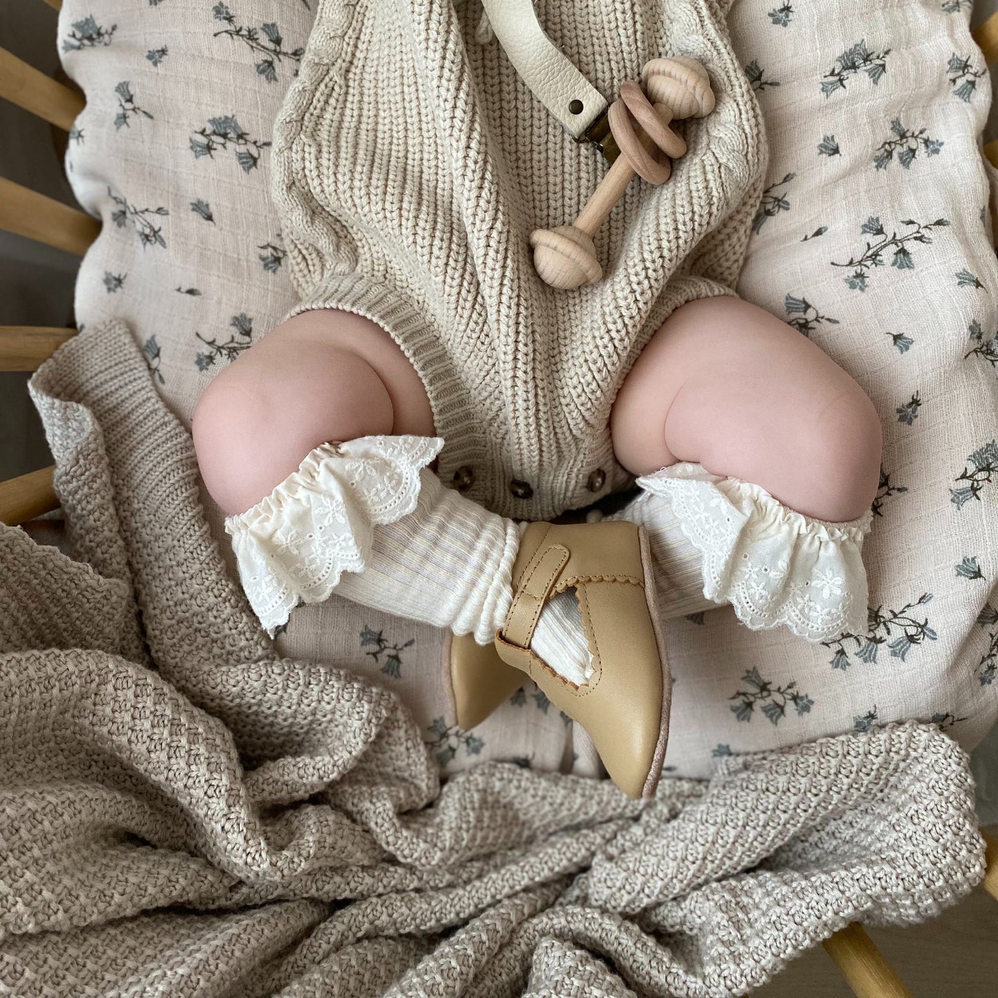 Minumini New Bamboe Deken Deep Beige 80x100cm