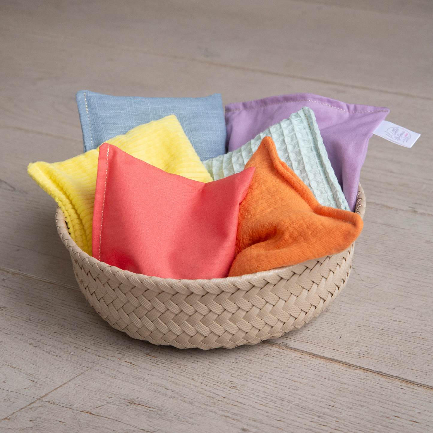 Little Botanic Label Sensorische Pittenzakjes Pastel