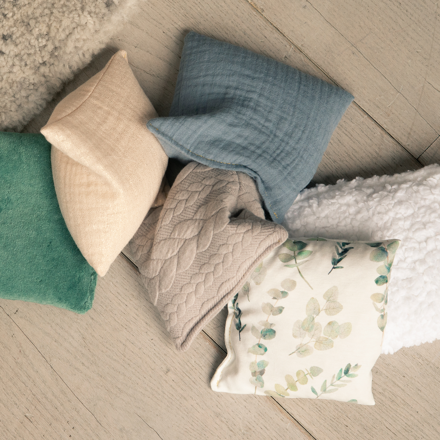 Little Botanic Label Sensorische Pittenzakjes Jeans