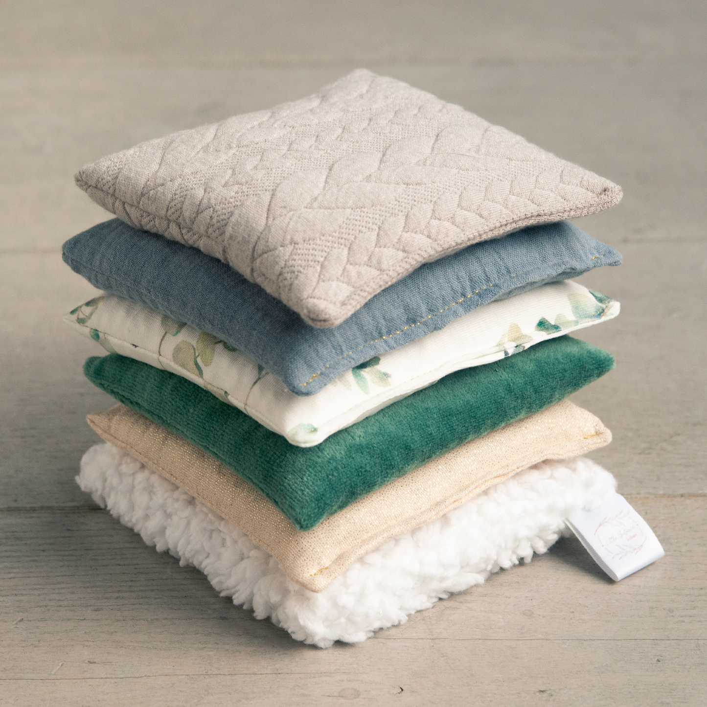 Little Botanic Label Sensorische Pittenzakjes Jeans