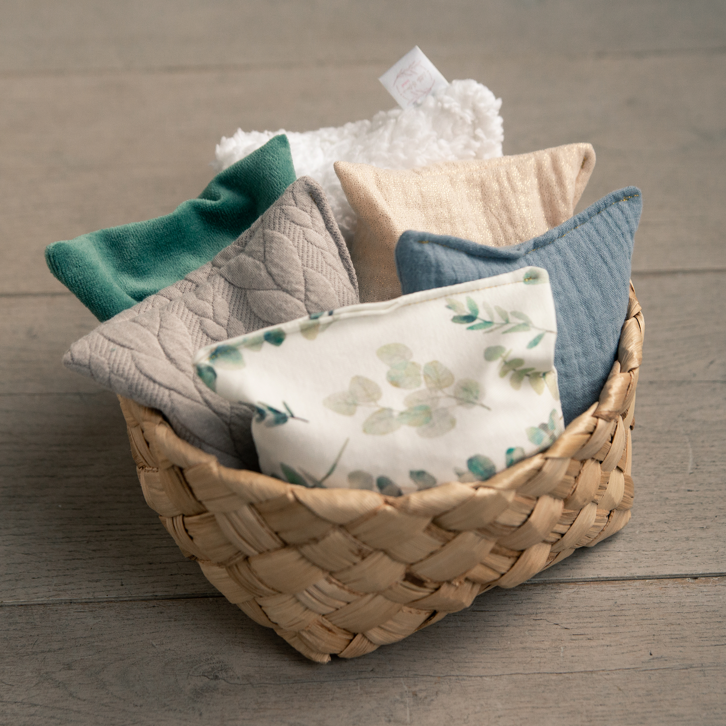 Little Botanic Label Sensorische Pittenzakjes Jeans