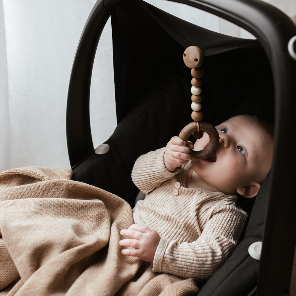 Speen en Koord Wagenhanger Bobbie Walnoot Milk