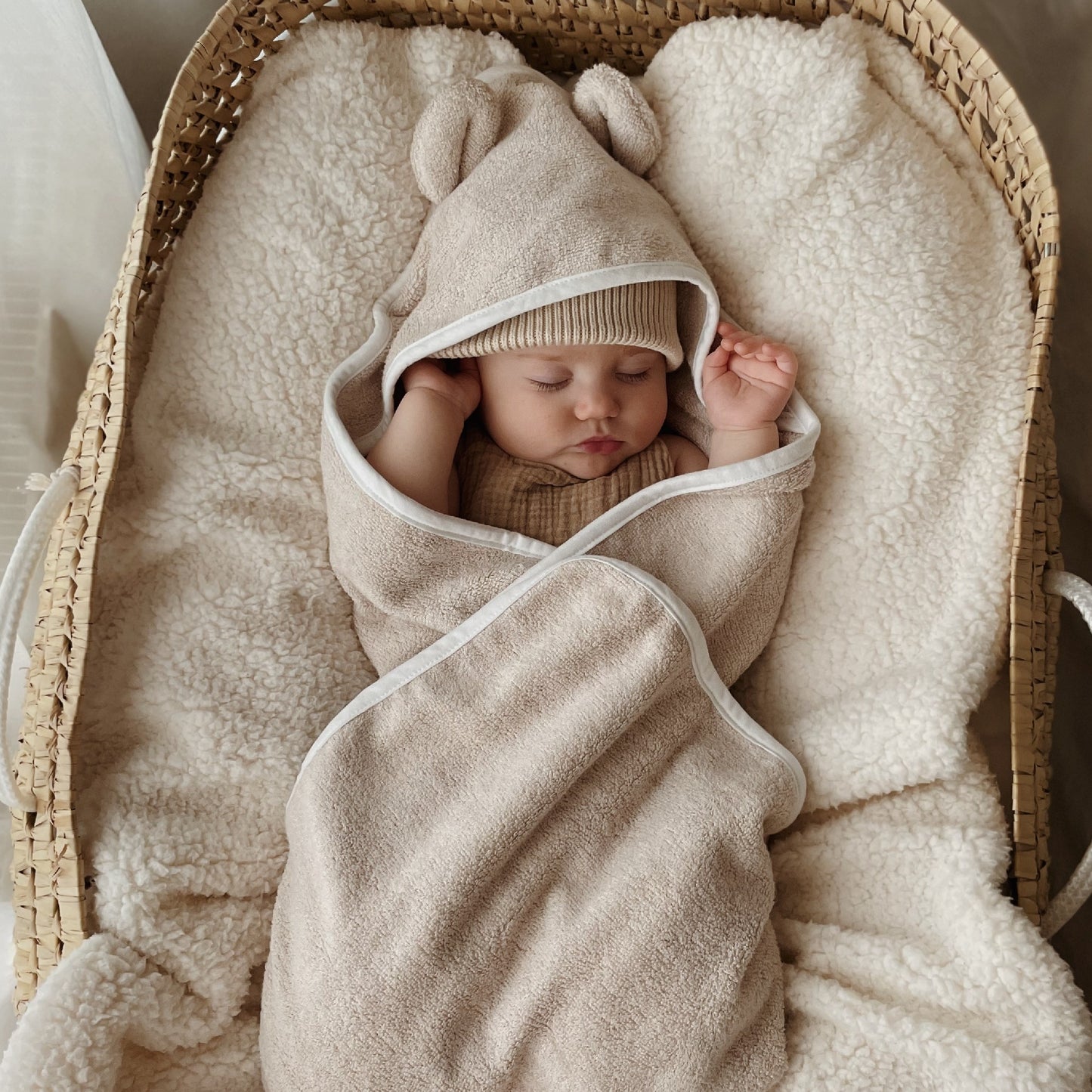 Minumini Badcape Beige